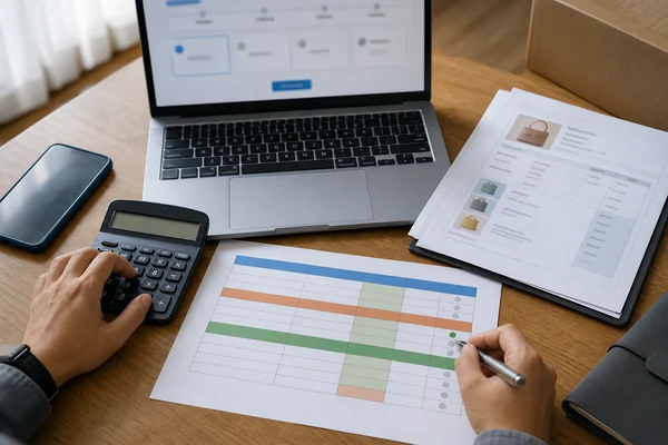 Buyer comparing payment fees and exchange-rate costs for a 1688 order