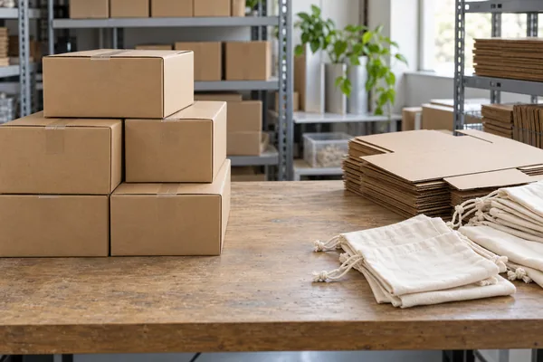 Sealed cartons separated from unfinished packaging and loose pouches